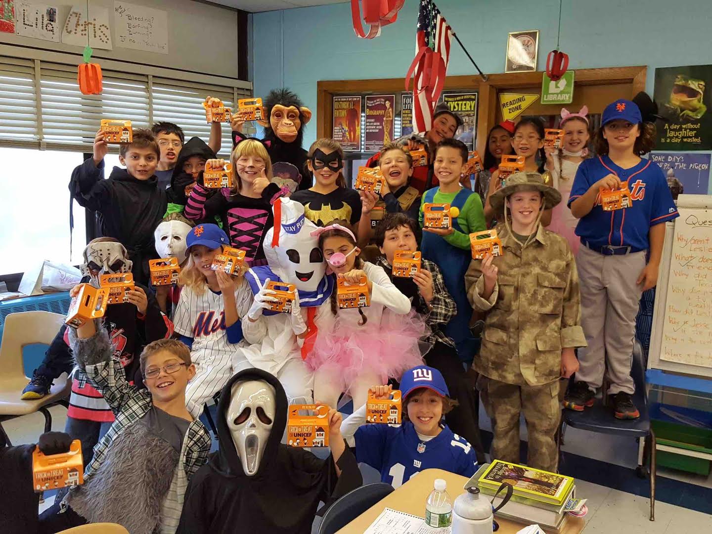 Bayview students go trick or treating for UNICEF Team Up 4 Community